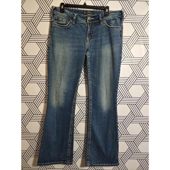 Womens Silver Suki Bootcut Jean Size 32 - Picture 1 of 5